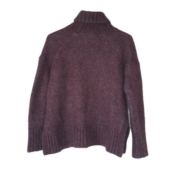 Everlane Merino Wool Alpaca Oversized Turtleneck Sweater S Fisherman Nautical - Picture 5 of 9